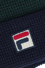 Load image into Gallery viewer, Fila Rune Colourblock Beanie Forest Green