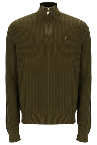 Fila Stevie Quarter Zip Jumper Olive