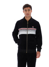 Load image into Gallery viewer, Fila Malakai Track Top Black