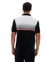Load image into Gallery viewer, Fila Paco Velour Zip Polo Top Black