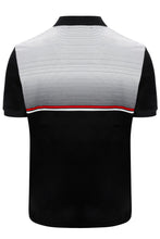 Load image into Gallery viewer, Fila Paco Velour Zip Polo Top Black