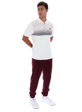 Load image into Gallery viewer, Fila Paco Velour Zip Polo Top Gardenia