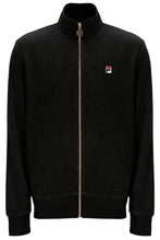 Load image into Gallery viewer, Fila Nero Velour Track Top Black