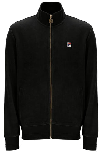 Fila Nero Velour Track Top Black