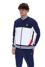 Load image into Gallery viewer, Fila Tiebreaker Funnel Neck Jacket Navy