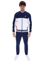 Load image into Gallery viewer, Fila Tiebreaker Funnel Neck Jacket Navy