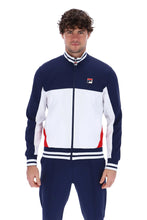 Load image into Gallery viewer, Fila Tiebreaker Funnel Neck Jacket Navy