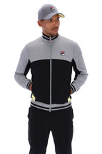 Load image into Gallery viewer, Fila Tiebreaker Funnel Neck Jacket Black