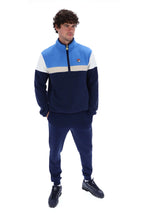 Load image into Gallery viewer, Fila Darwin 1/4 Zip Colour Block Fleece Navy