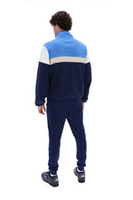 Load image into Gallery viewer, Fila Darwin 1/4 Zip Colour Block Fleece Navy