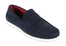 Load image into Gallery viewer, Front Doug Penny Loafer Navy