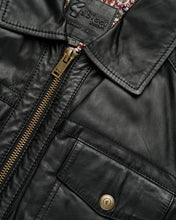 Load image into Gallery viewer, Gabicci Vintage Western Leather Jacket Black