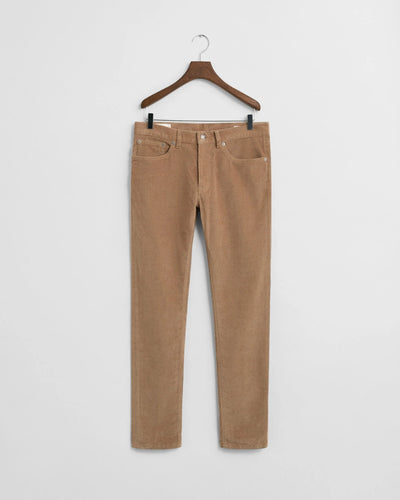 Gant Regular Fit Corduroy Jeansn Light Taupe