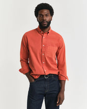 Load image into Gallery viewer, Gant Regular Fit Twill Shirt Deep Orange
