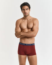 Load image into Gallery viewer, Gant 3 Pack Trunks Multi Striped Plumped Red