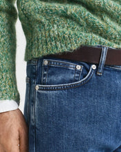 Load image into Gallery viewer, Gant Regular Fit Clean Wash Jeans Dark Blue