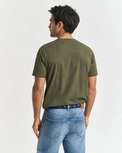 Load image into Gallery viewer, Gant Regular Shield T-Shirt Khaki Green Melange