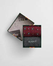 Load image into Gallery viewer, Gant 2 Pack Paisley Patterned Socks Plumped Red