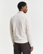 Load image into Gallery viewer, Gant Sacker Rib Half Zip Sweatshirt Cream