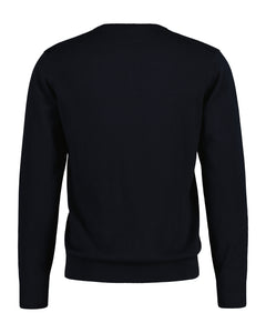 Gant Classic Crew Neck Jumper Navy