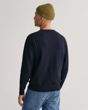Load image into Gallery viewer, Gant Classic Crew Neck Jumper Navy