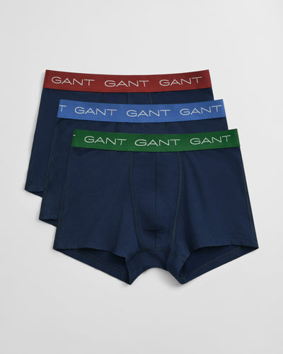Gant 3 Pack Trunks Marine