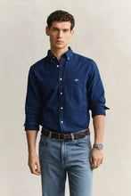 Load image into Gallery viewer, Gant Oxford Indigo Shirt Dark Indigo