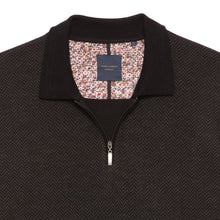 Load image into Gallery viewer, Guide London Herringbone Jersey Polo Top Charcoal