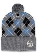 Load image into Gallery viewer, Sergio Tacchini Hamilton Argyle Beanie Charcoal