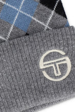 Load image into Gallery viewer, Sergio Tacchini Hamilton Argyle Beanie Charcoal