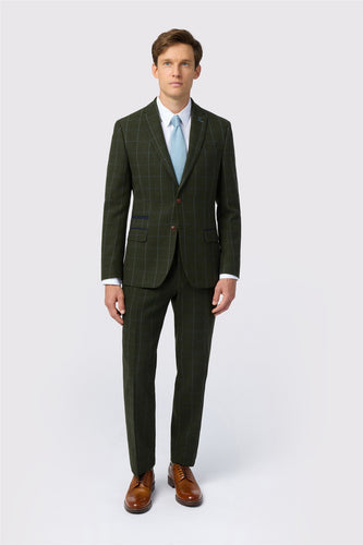 Antique Rogue Hooper Tweed Jacket Green