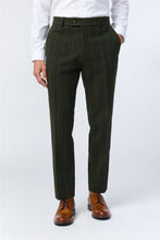 Load image into Gallery viewer, Antique Rogue Hooper Tweed Trouser Green