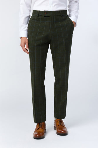 Antique Rogue Hooper Tweed Trouser Green