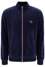 Load image into Gallery viewer, Sergio Tacchini Eddie Velour Track Top Maritime Blue