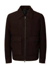 Load image into Gallery viewer, Selected Homme Jakob Wool Blend Jacket Brown