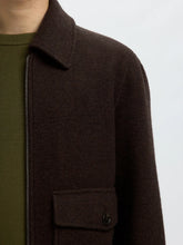 Load image into Gallery viewer, Selected Homme Jakob Wool Blend Jacket Brown