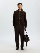 Load image into Gallery viewer, Selected Homme Jakob Wool Blend Jacket Brown