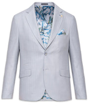 Load image into Gallery viewer, Guide London Herringbone Jacket Pale Blue