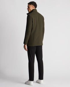 Remus Uomo Jonah Wool Rich Coat Olive