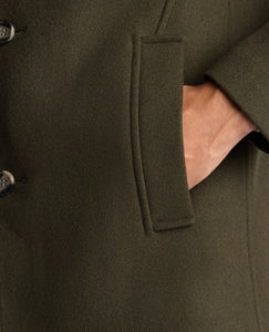 Remus Uomo Jonah Wool Rich Coat Olive