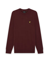 Load image into Gallery viewer, Lyle and Scott Archive Crew Neck Jumper Claret