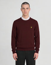 Load image into Gallery viewer, Lyle and Scott Archive Crew Neck Jumper Claret