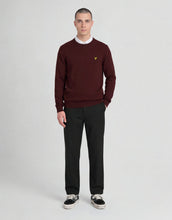 Load image into Gallery viewer, Lyle and Scott Archive Crew Neck Jumper Claret