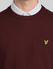 Load image into Gallery viewer, Lyle and Scott Archive Crew Neck Jumper Claret