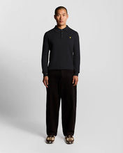 Load image into Gallery viewer, Lyle and Scott Cotton Merino Knit Polo Dark Navy