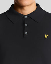 Load image into Gallery viewer, Lyle and Scott Cotton Merino Knit Polo Dark Navy