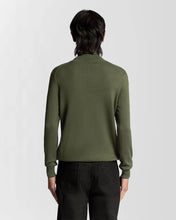 Load image into Gallery viewer, Lyle and Scott Cotton Merino Roll Neck Jumper Olive