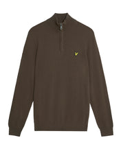 Load image into Gallery viewer, Lyle and Scott Quarter Zip Jumper Expresso