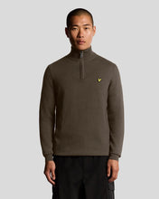 Load image into Gallery viewer, Lyle and Scott Quarter Zip Jumper Expresso