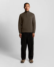 Load image into Gallery viewer, Lyle and Scott Quarter Zip Jumper Expresso